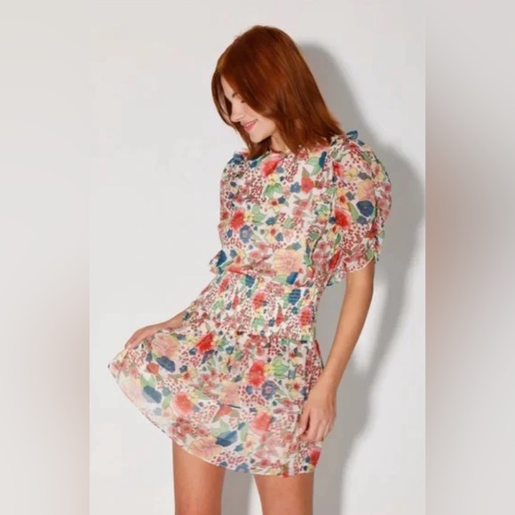 Walter Baker Dresses & Skirts - WALTER BAKER Women’s Lucia Dress Floral Print Short Size Large